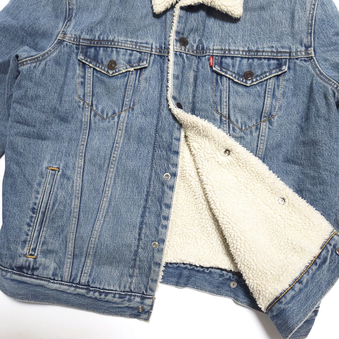 리바이스 Levis 셰르파 데님 트러커 자켓 상품이미지4