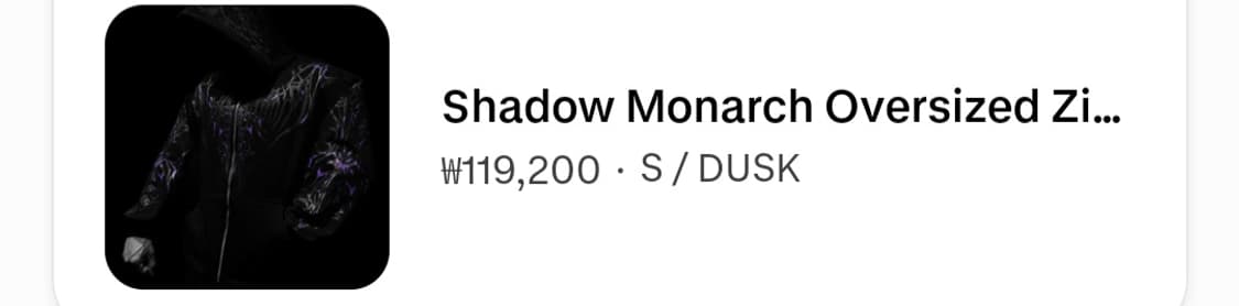 Breathedivinity 후드 집업 S사이즈 상품이미지2