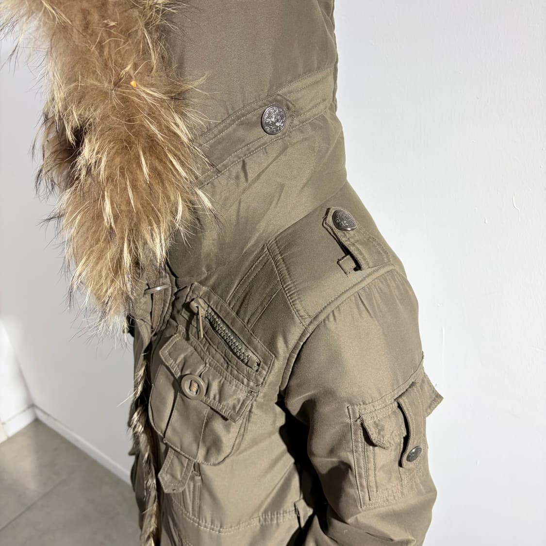 Club Club Club 카키 야상 패딩 상품이미지3