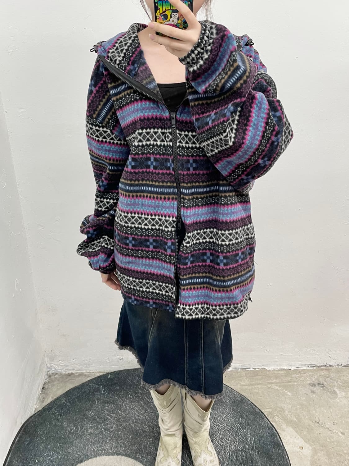 노르딕 투웨이 플리스 집업 상품이미지4