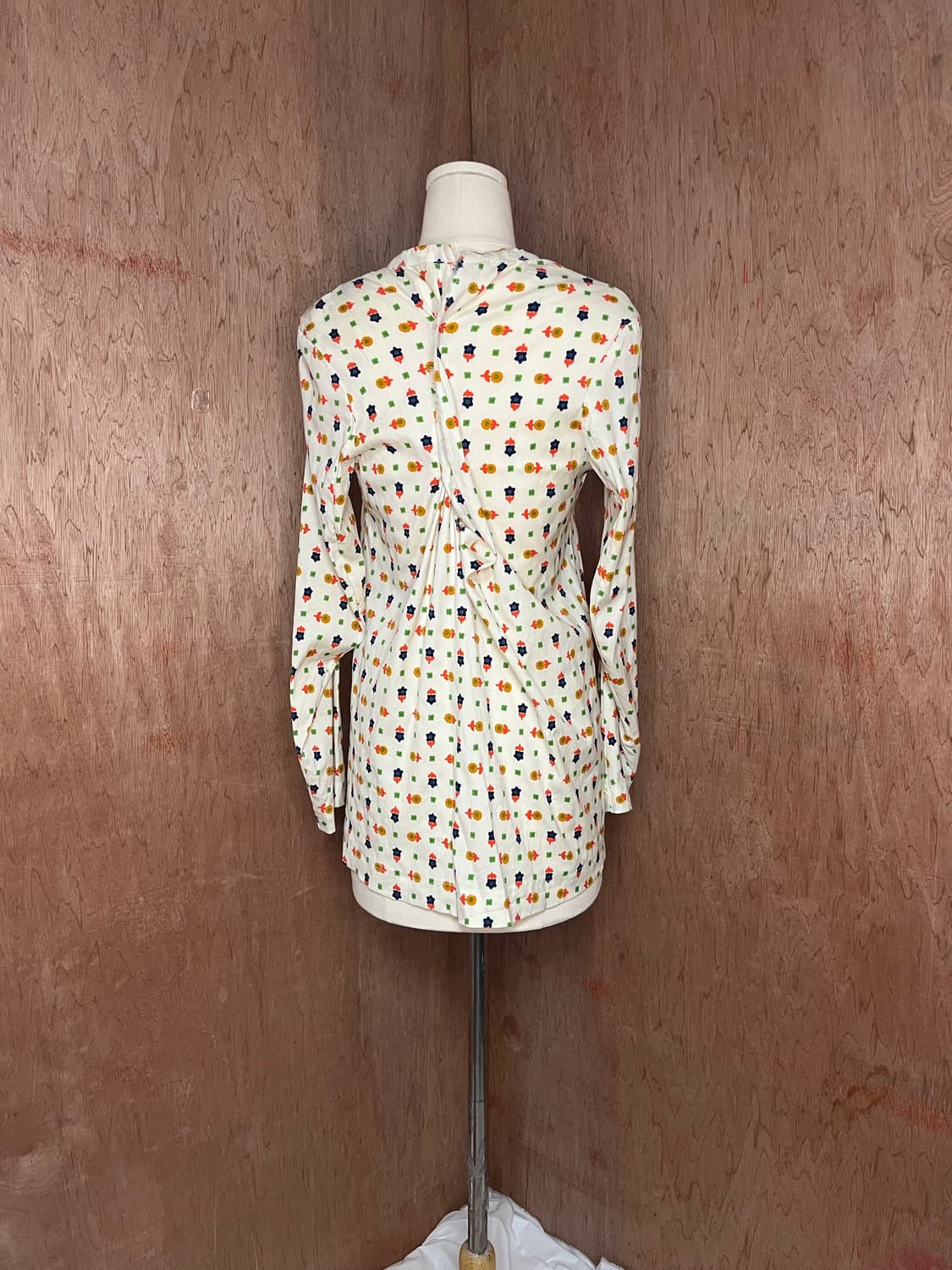 꼼데가르송 트리콧 플로럴 트위스트 백 탑 상품이미지3