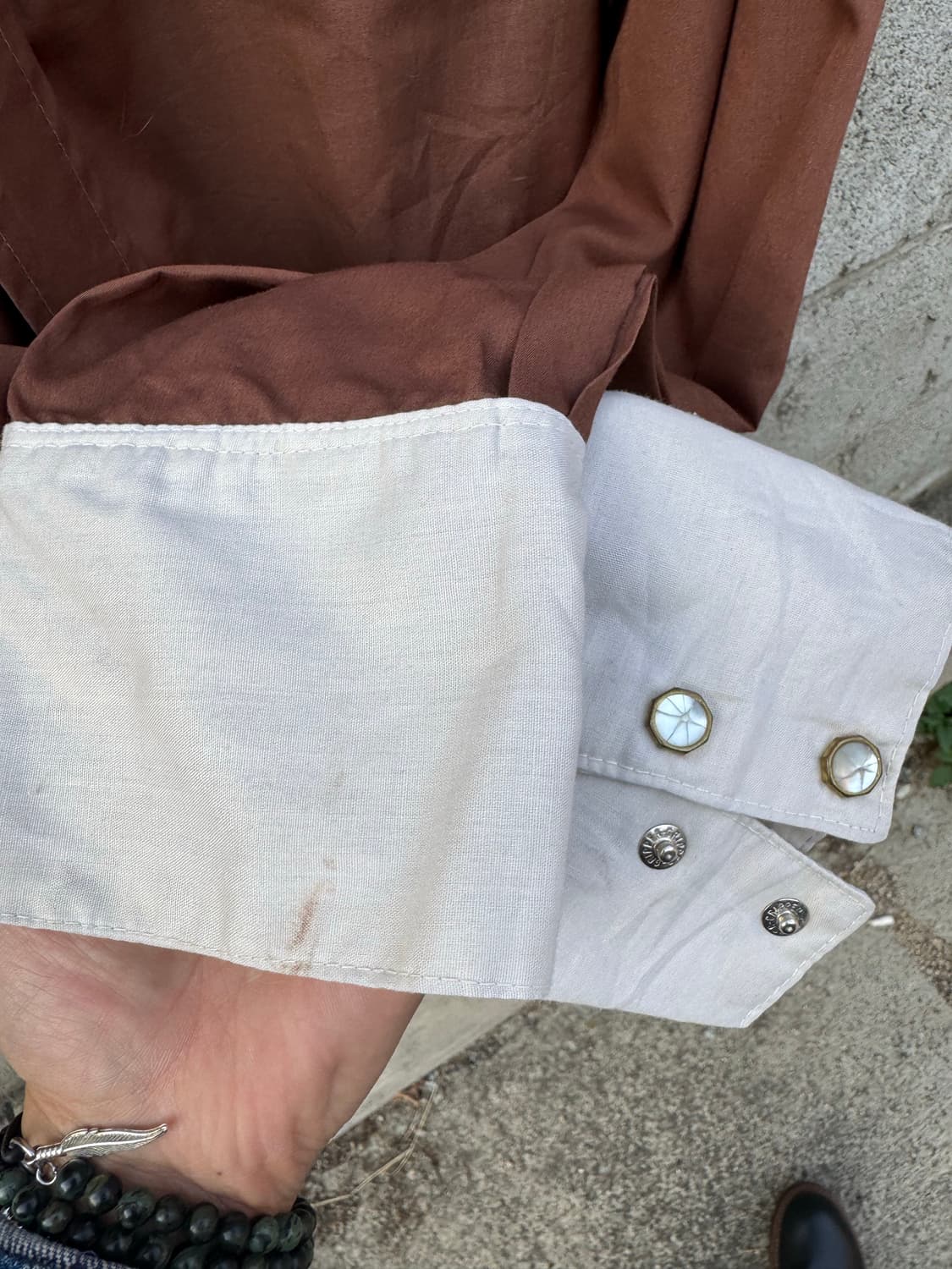 70s myrna snow 빈티지 자수 웨스턴 셔츠 상품이미지6