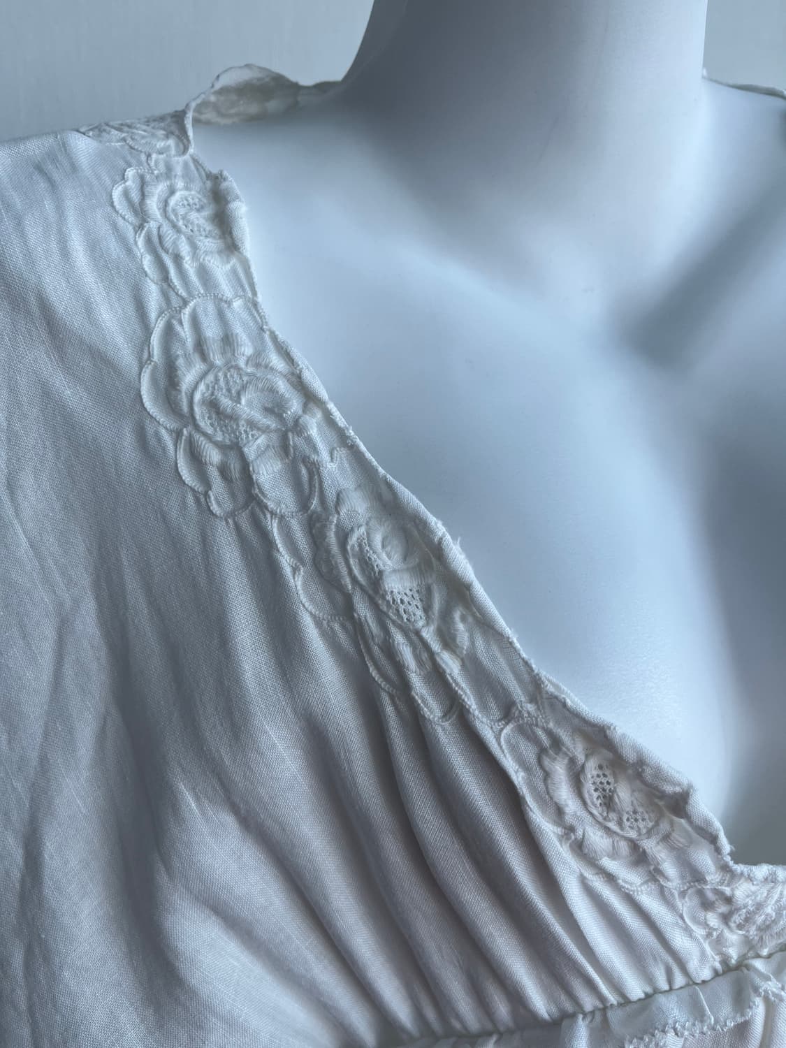 화이트 넥플라워 원피스 상품이미지4