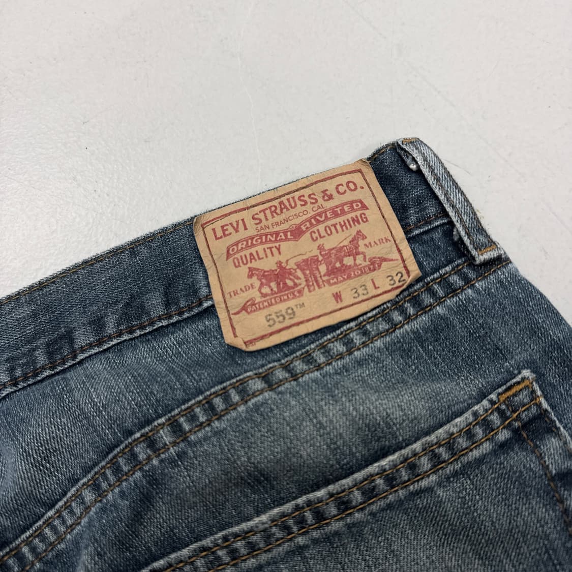 리바이스 559 새깅 워싱 스케이터 와이드 데님팬츠 상품이미지6