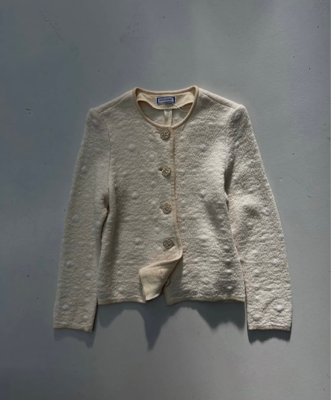 입생로랑 트위드 자켓 가디건 (Yves Saint Laurent 상품이미지2