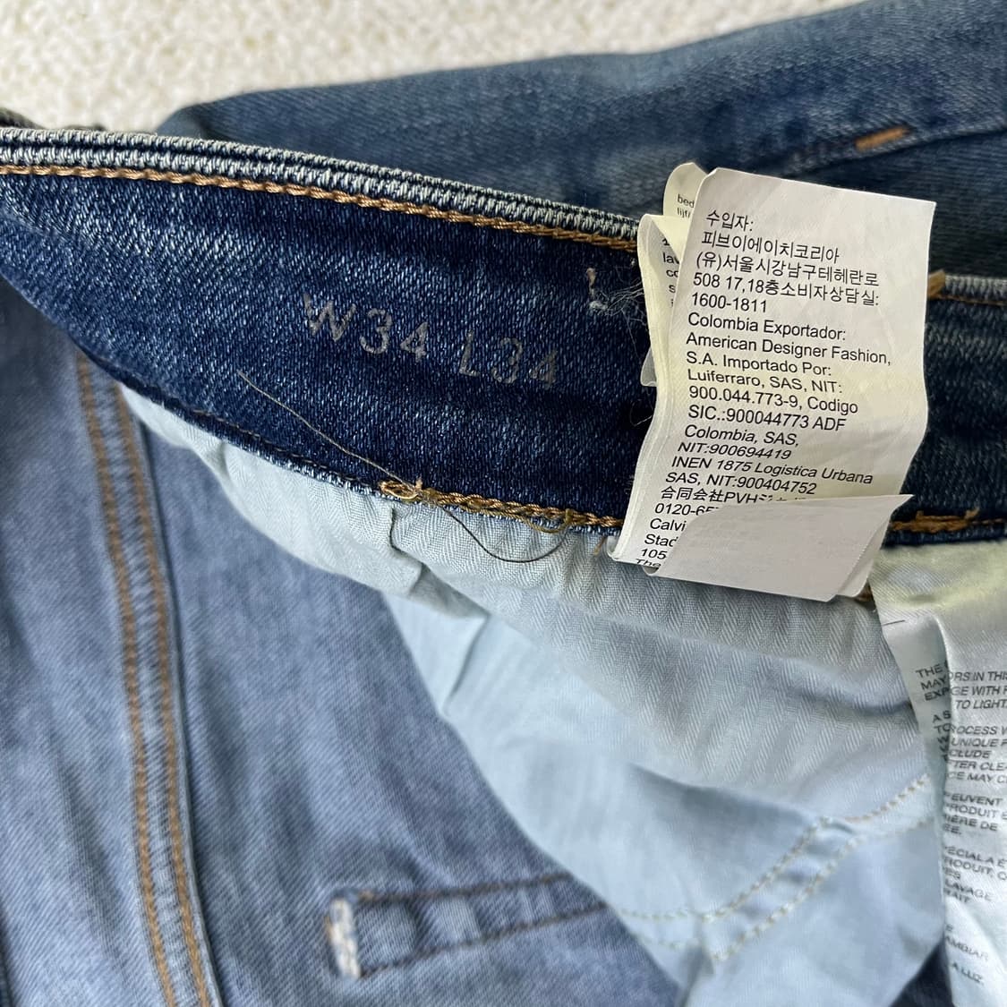 34 캘빈클라인진스 일자핏 데님 0330M 상품이미지4