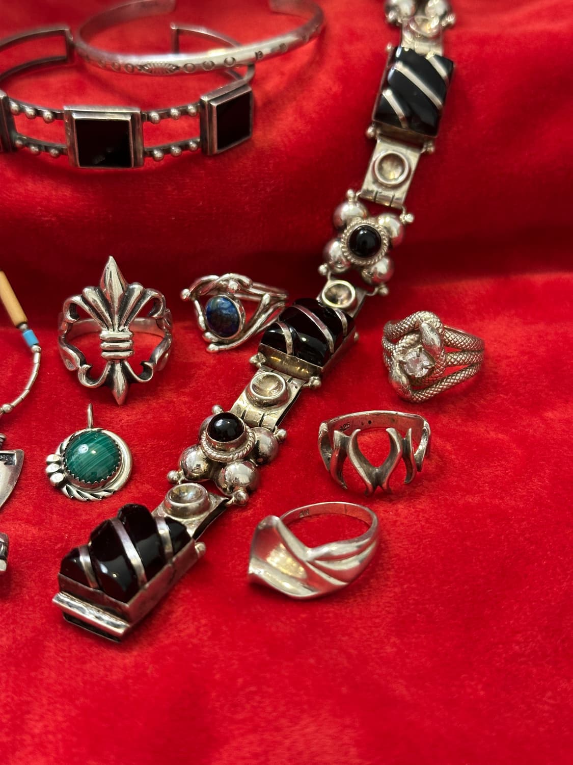 Mexico vintage 925silver bracelet 상품이미지5