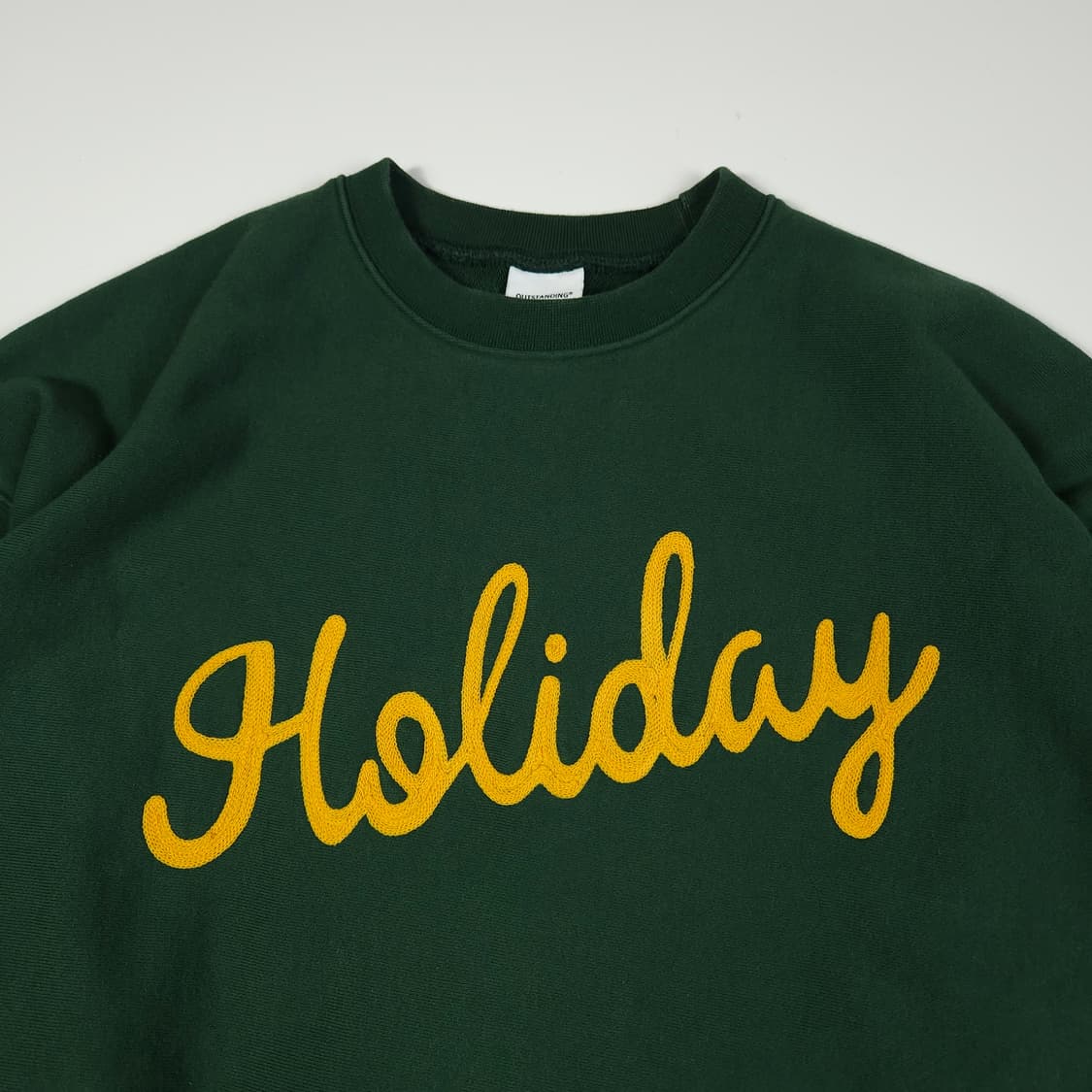 아웃스탠딩 헤비웨이트 맨투맨 그린 상품이미지2