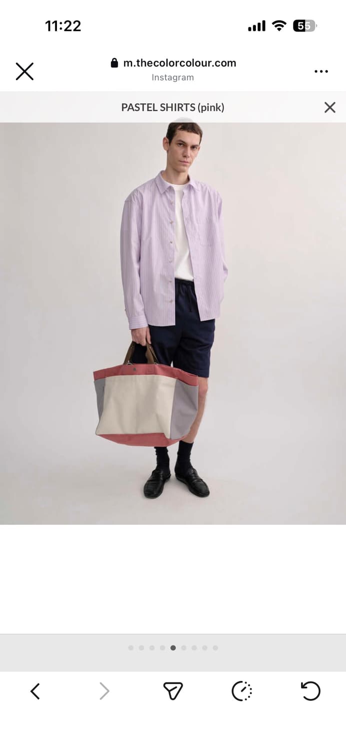 컬러컬러 파스텔 셔츠 상품이미지2