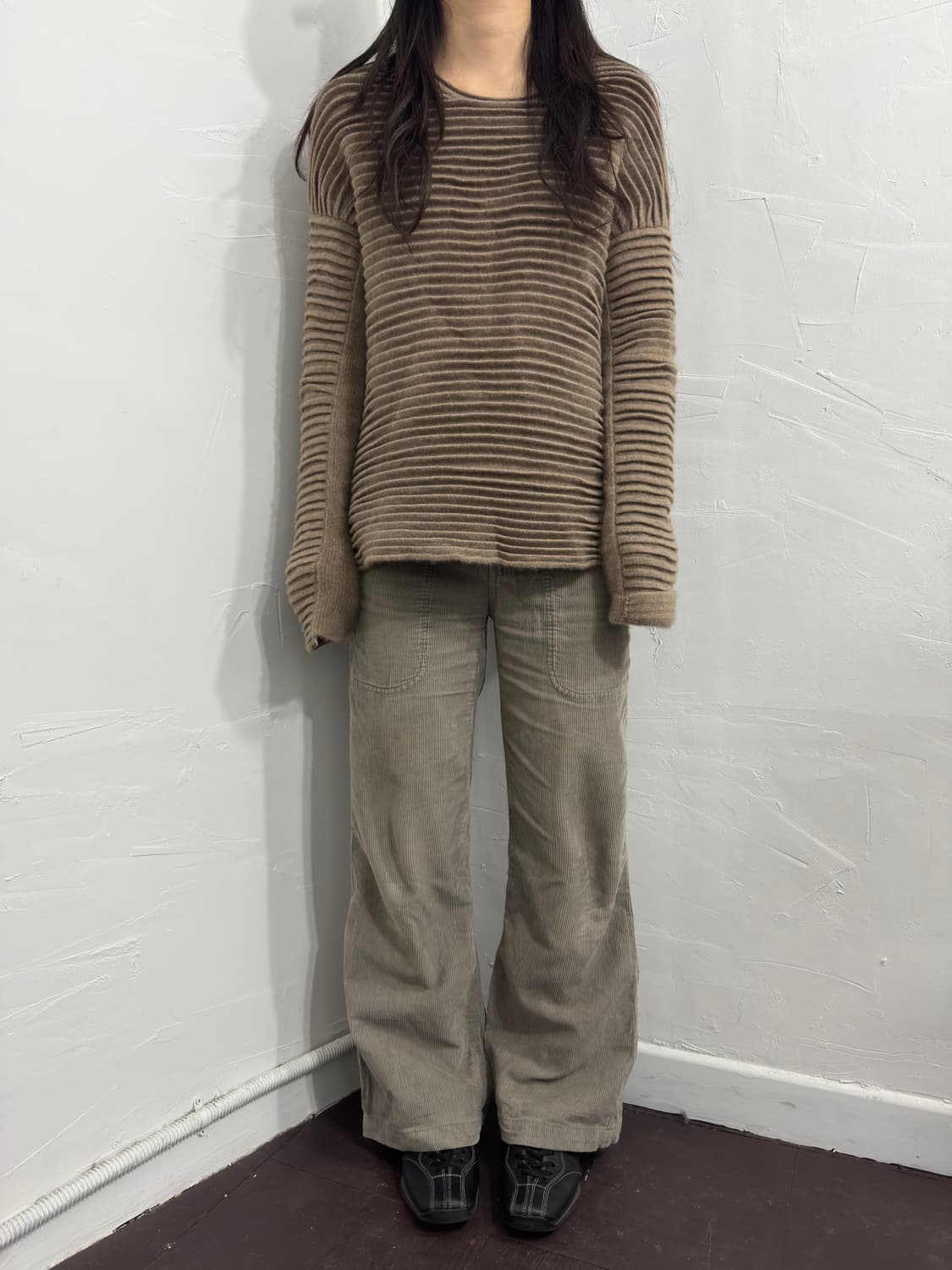 cashmere design knit top 상품이미지2