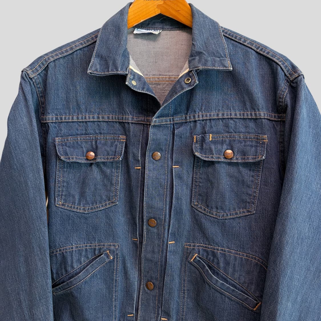 (L)60-70s Sears Roebucks 셀비지 워크 데님 자켓 상품이미지2