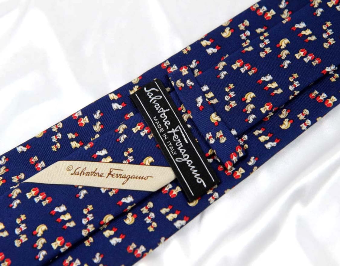 페라가모 9cm A-등급 명품넥타이 상품이미지3