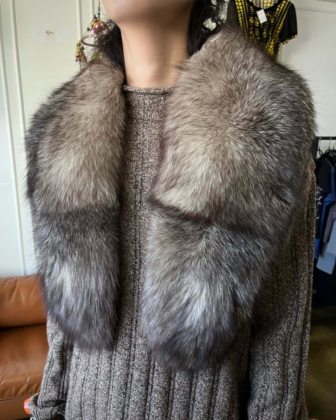 Old SAGA Fox Real Fur Muffler 상품이미지3