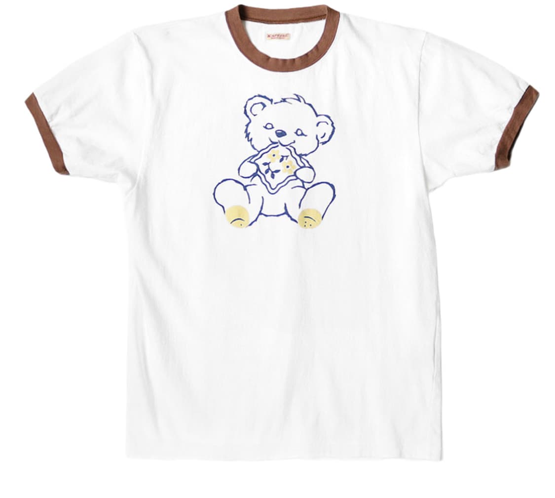 (새상품) 캐피탈 20-T 링거 패키쉬 리틀 베어 티셔츠 화이트 상품이미지1