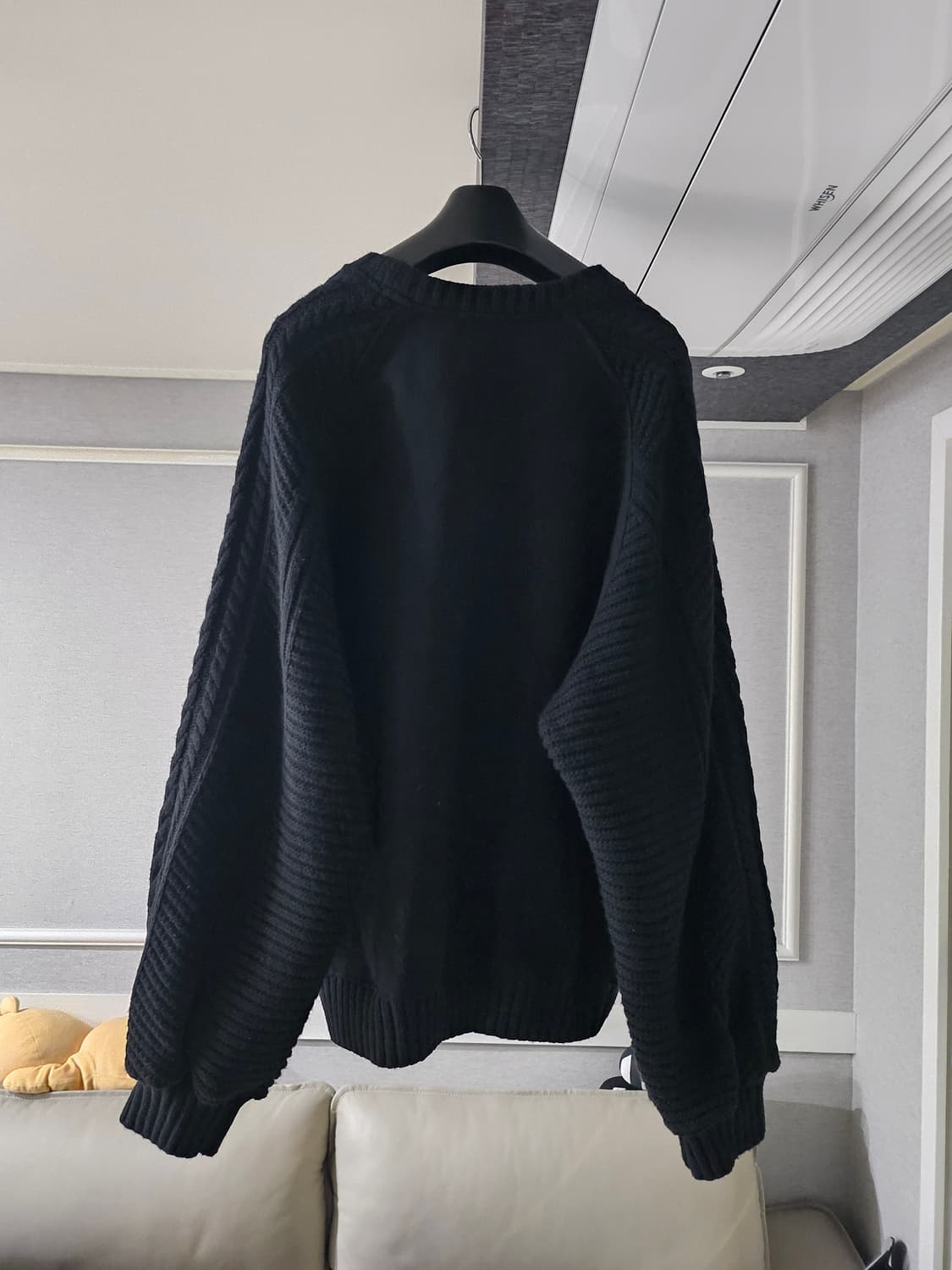 [거의 새것] 송지오 옴므 오버핏 니트 맨투맨 티셔츠 48 상품이미지2