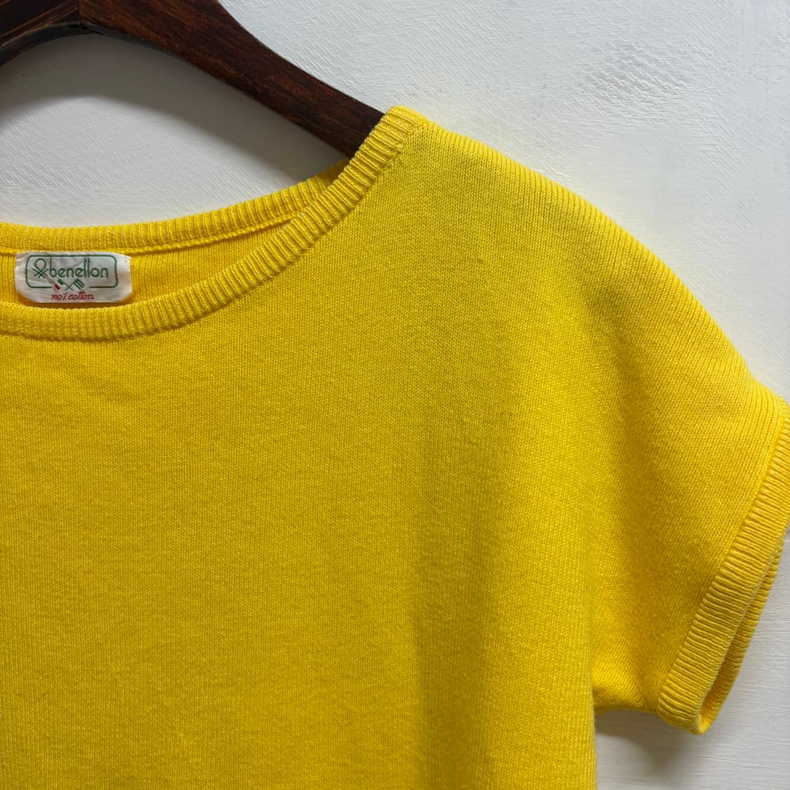 80s BENETTON 베네통 코튼 크롭탑 상품이미지4