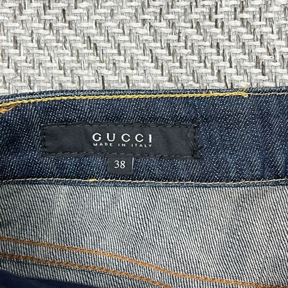 구찌 포켓로고 생지 데님 팬츠 + 명품감정서 v0971  상품이미지7