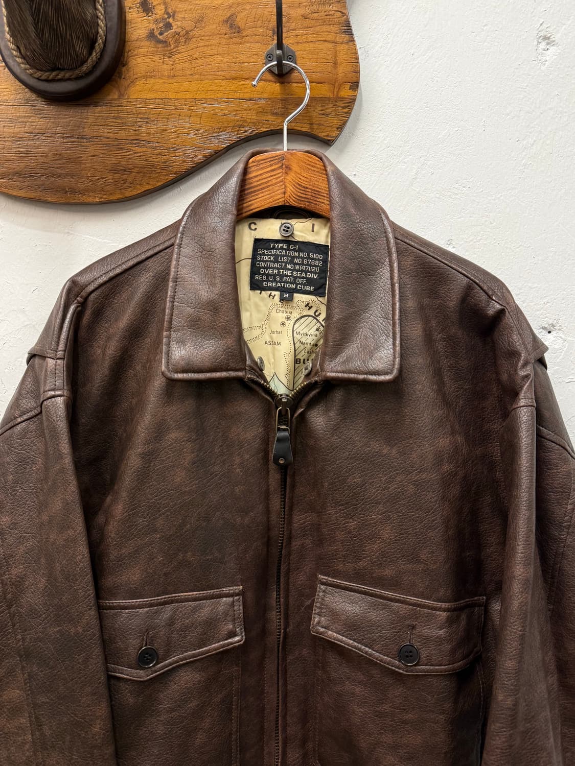 CREATION CUBE G-1 Flight Jacket 상품이미지2