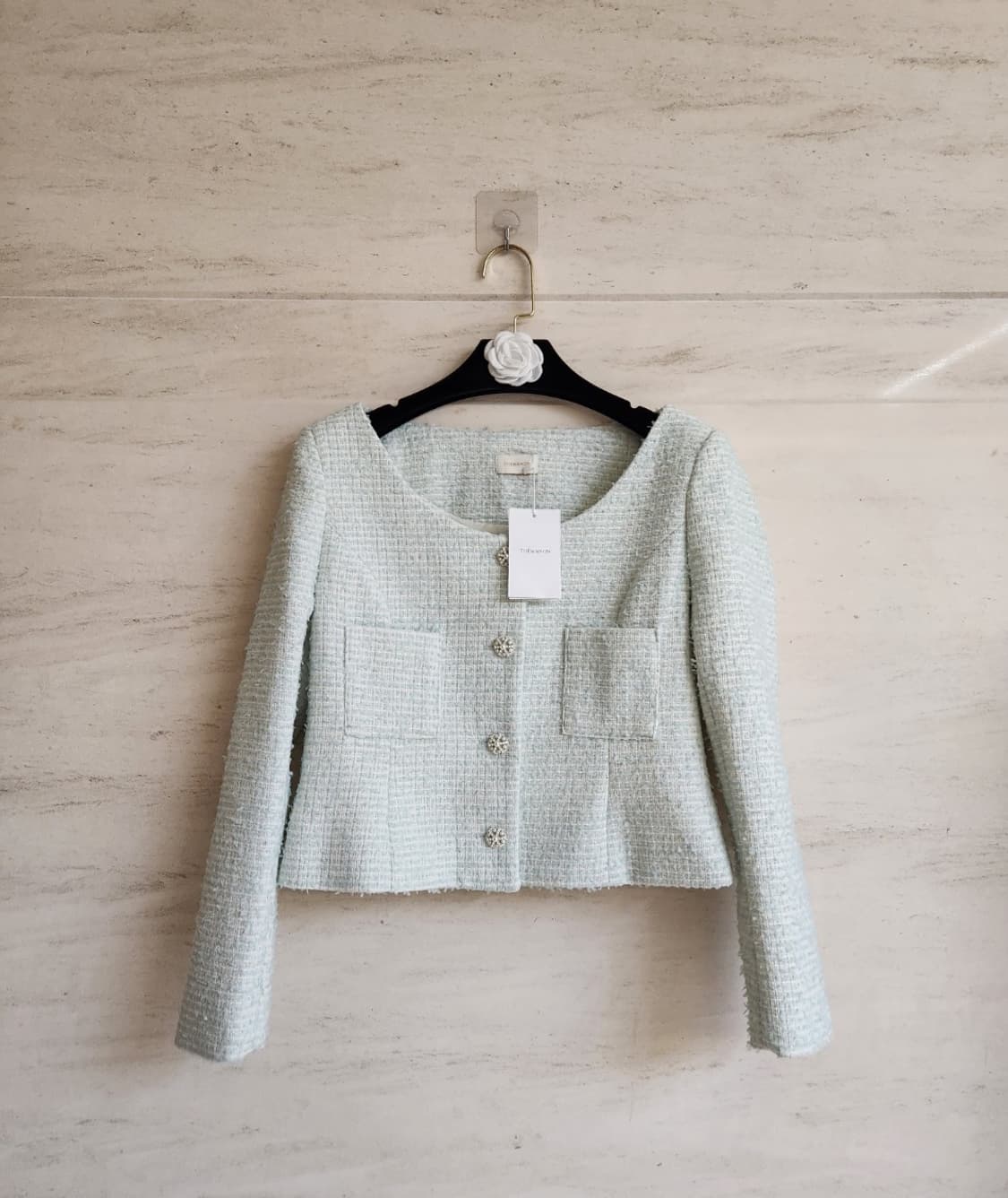 (새상품)더마농 프라하 트위드자켓, 트위드쇼츠 셋업 M사이즈 상품이미지8