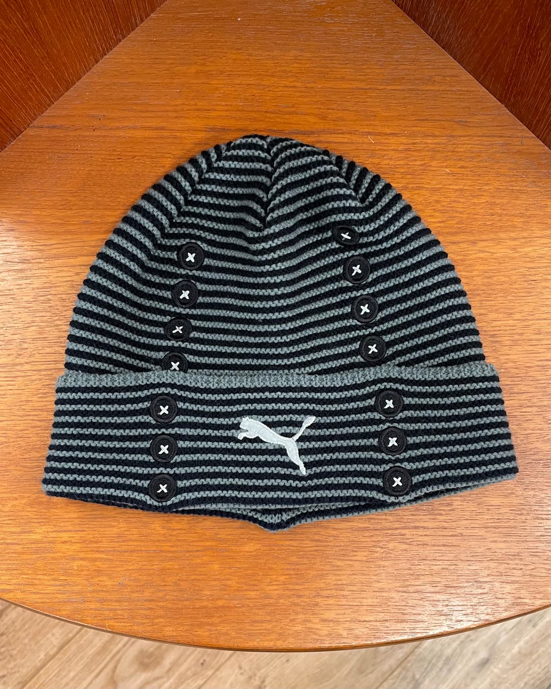 2000s 푸마 스트라이프 비니 상품이미지1