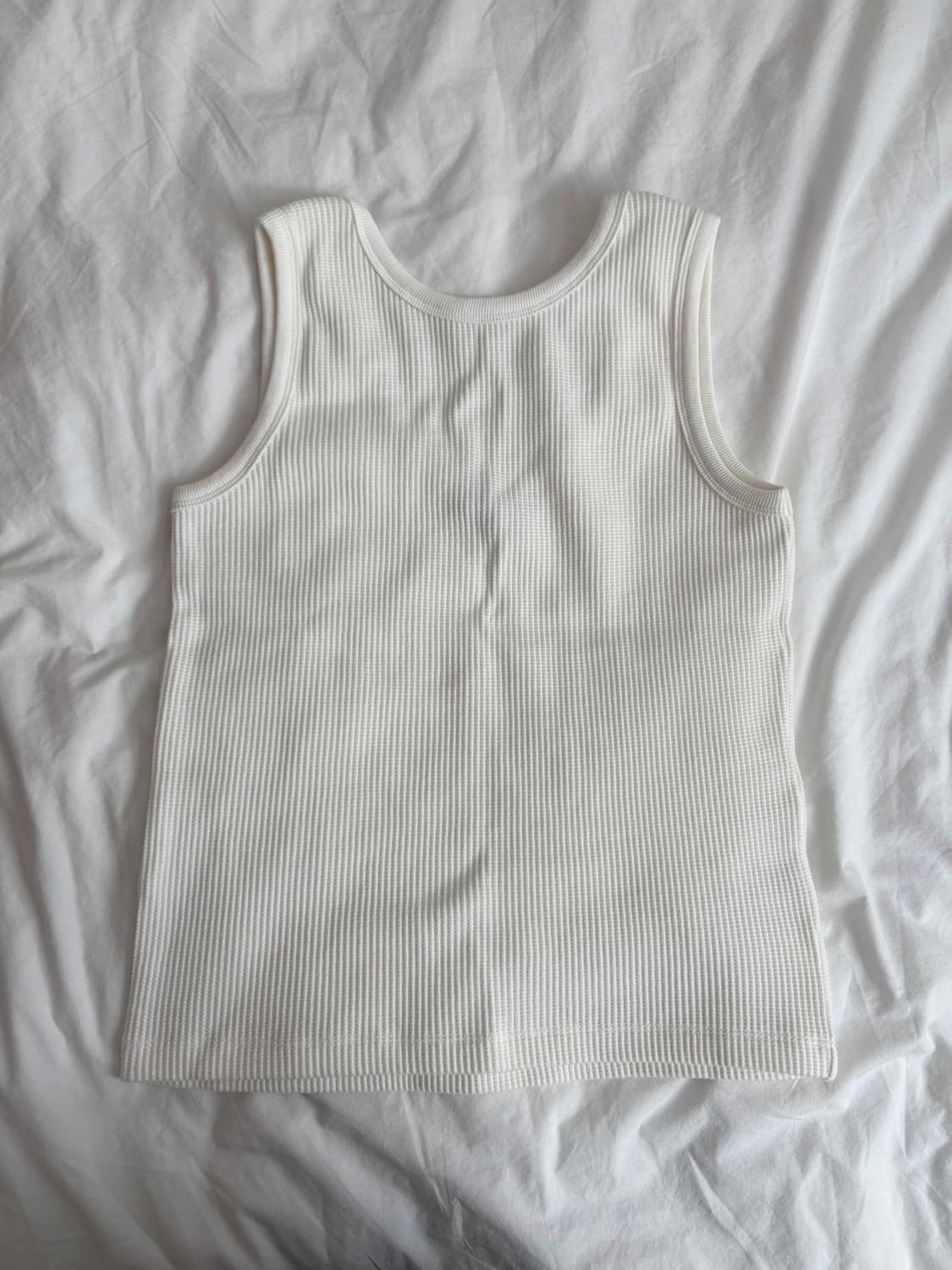 LE17SEPTEMBRE COY TOP in COTTON 슬리브리스 상품이미지5
