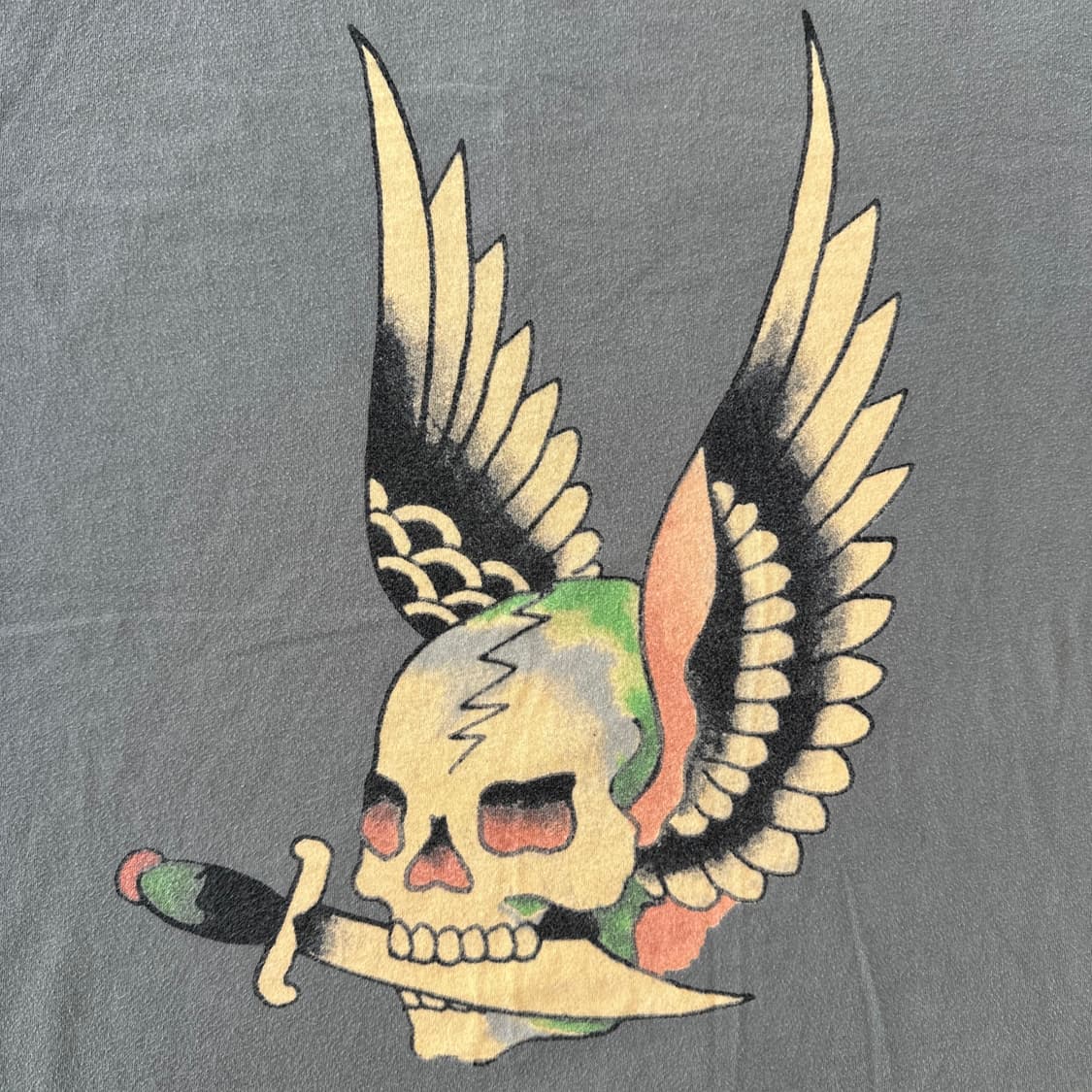 [L] 빈티지 에드하디(Ed Hardy) USA제 타투 그래픽 티셔츠 상품이미지2