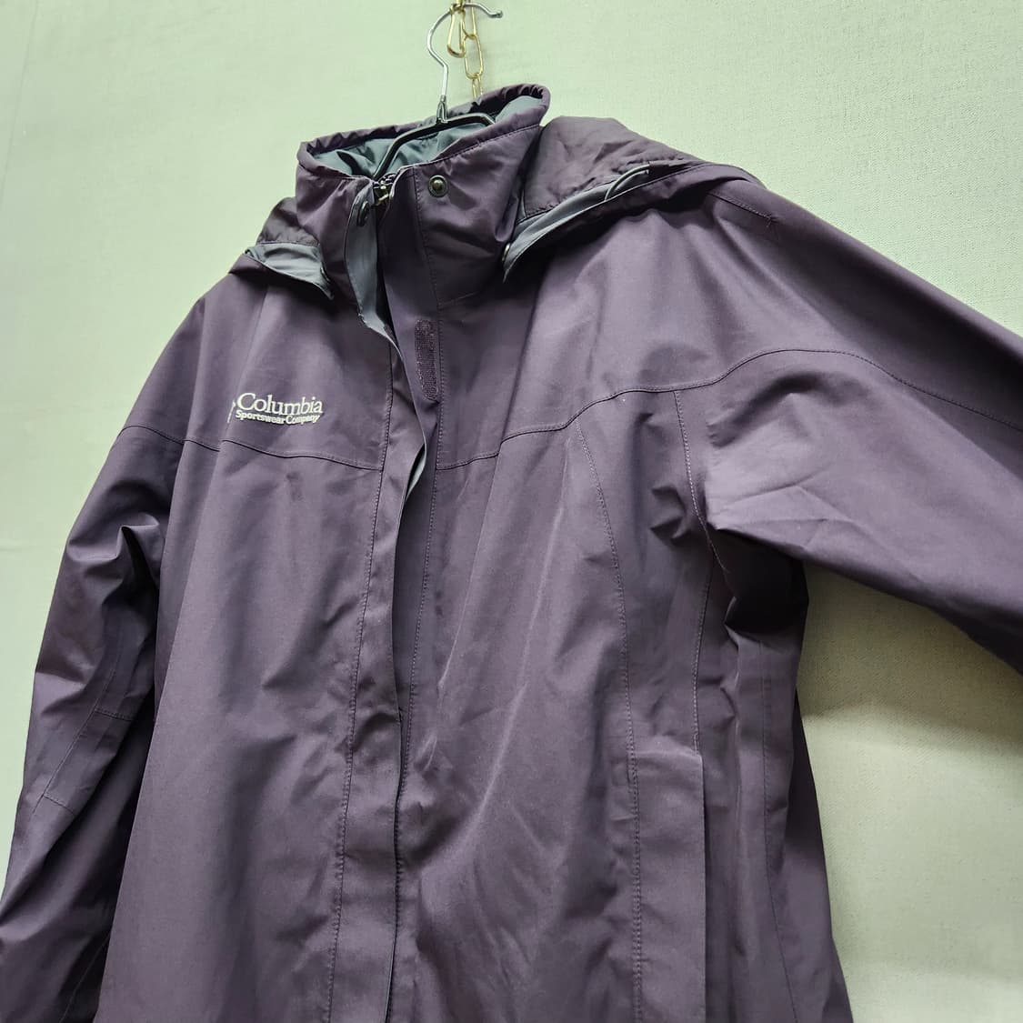 콜롬비아 고어텍스 이중지퍼 스트링 바람막이 S(M) 상품이미지3