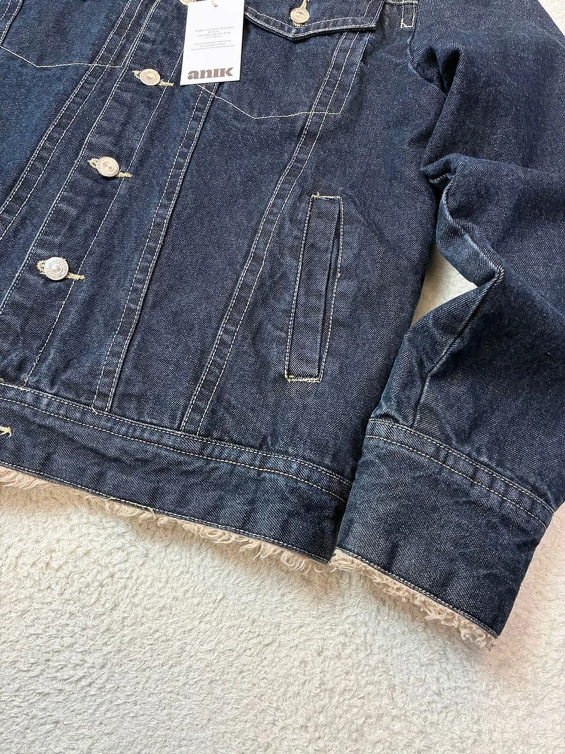 CK 캘빈클라인 00's 양털 쉐르파 데님 자켓 PN6005 상품이미지4