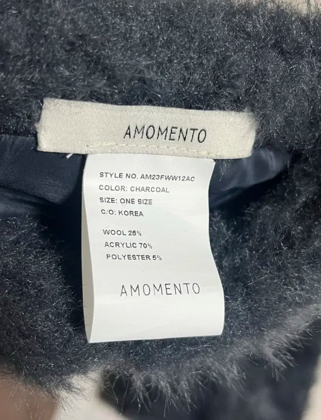 아모멘토 퍼 레그워머 차콜 상품이미지4