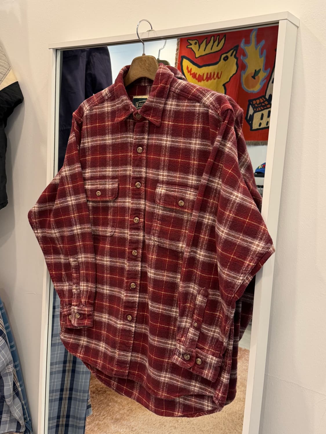 00s Field & Stream 빈티지 플란넬 체크 셔츠 상품이미지1