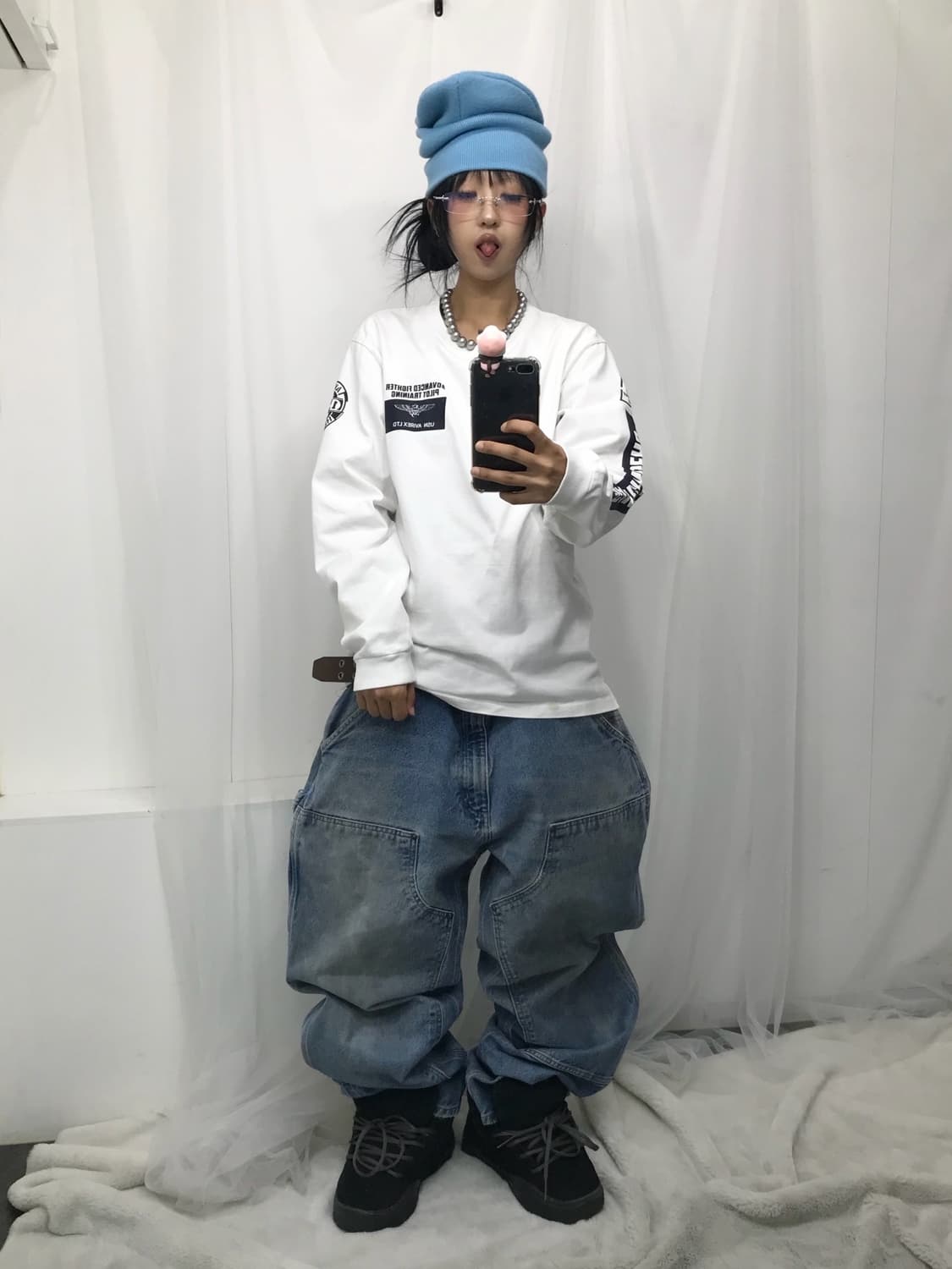 🪖 아비렉스 탑건 성조기패치 롱슬리브 🪖 상품이미지4