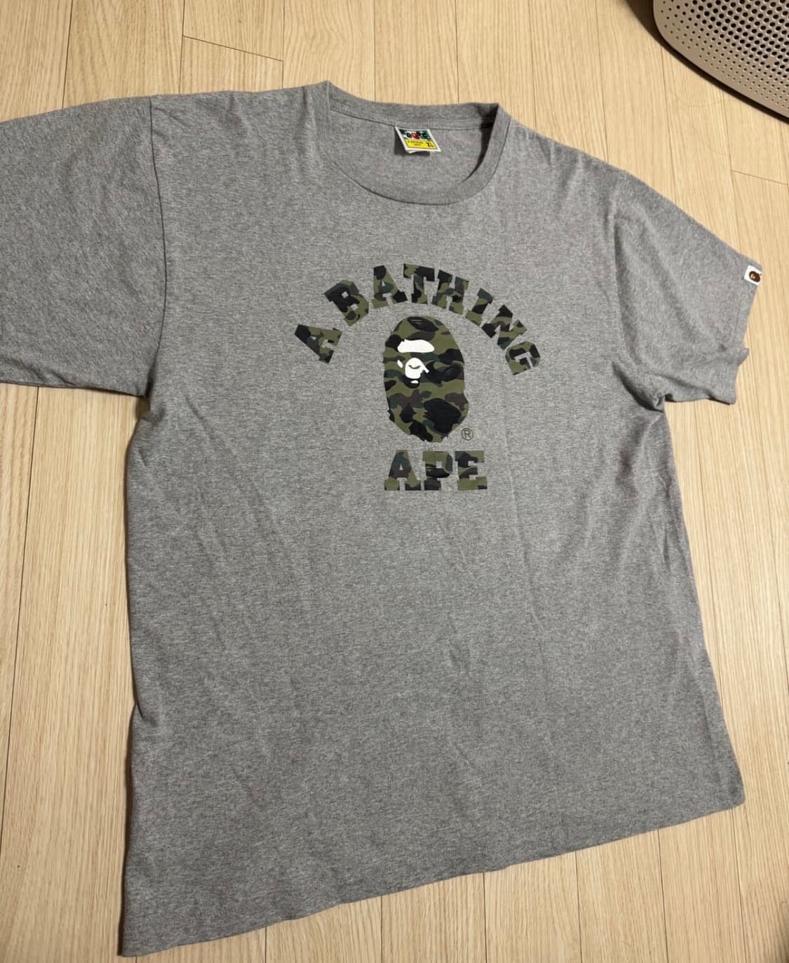 [XL] 베이프 컬리지 반팔 티셔츠 상품이미지1