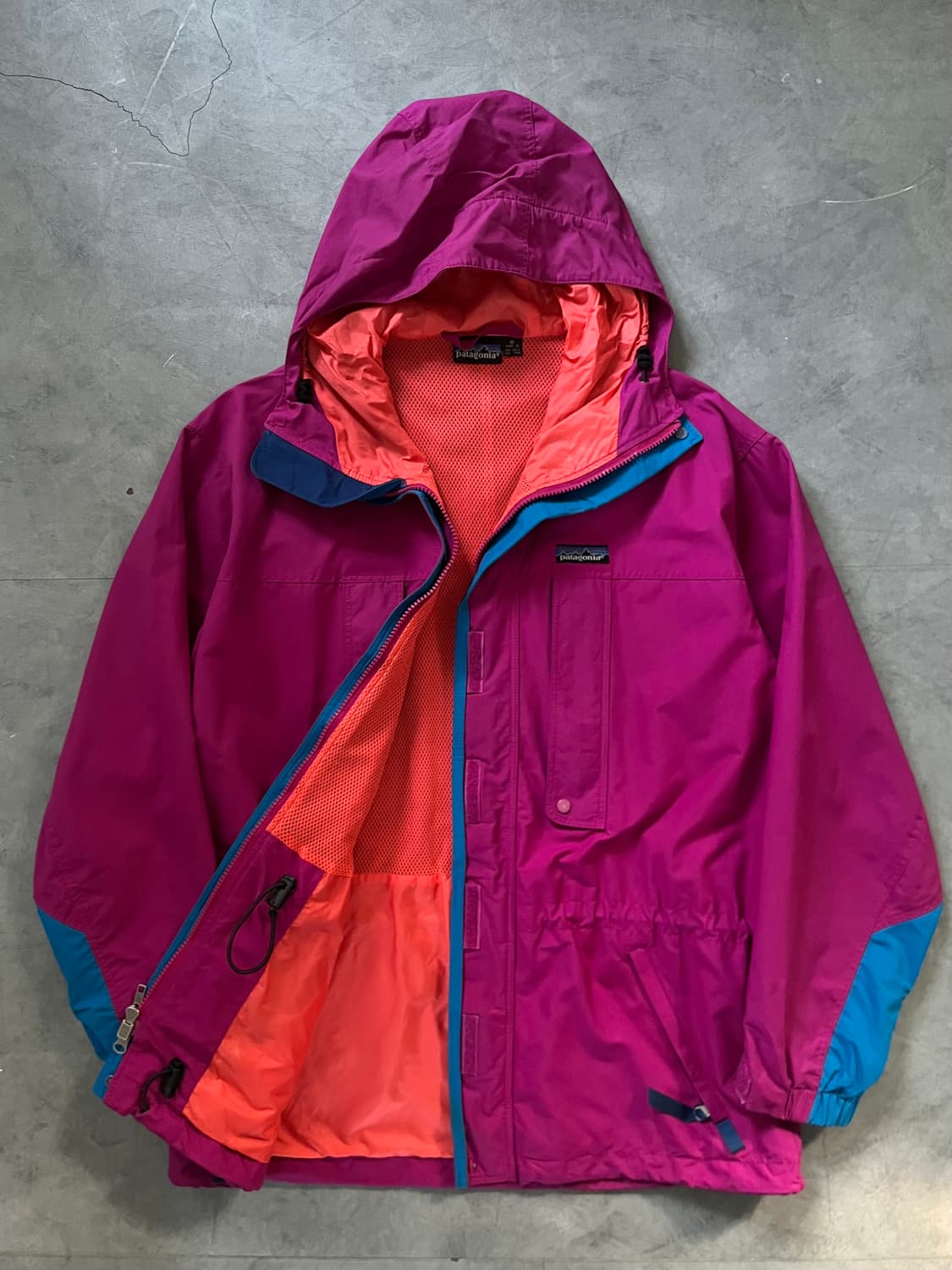 Patagonia 파타고니아 90s 컬러 블록 아웃도어 자켓 상품이미지2