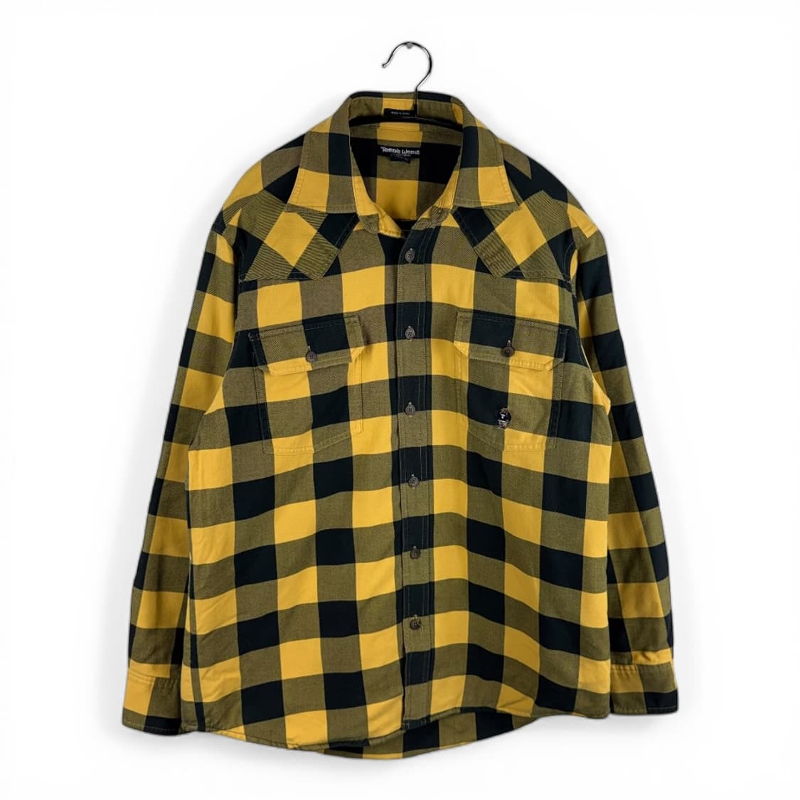 (무료배송)M) 티니위니 엘보우패치 누빔 패딩 체크 워크셔츠 상품이미지1