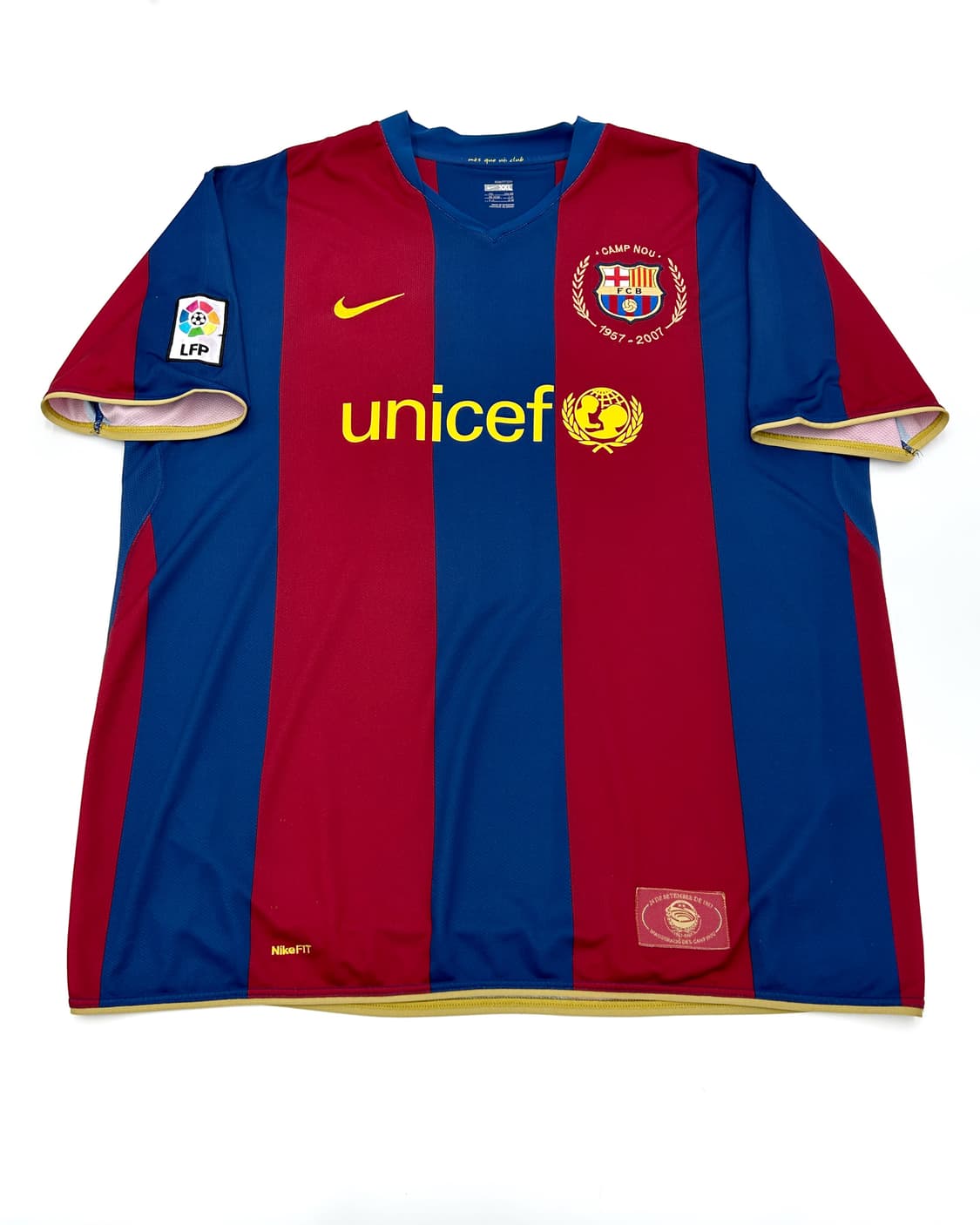 나이키 07-08 바르셀로나 캄프 누 50주년 홈 리그킷 호나우지뉴 상품이미지3