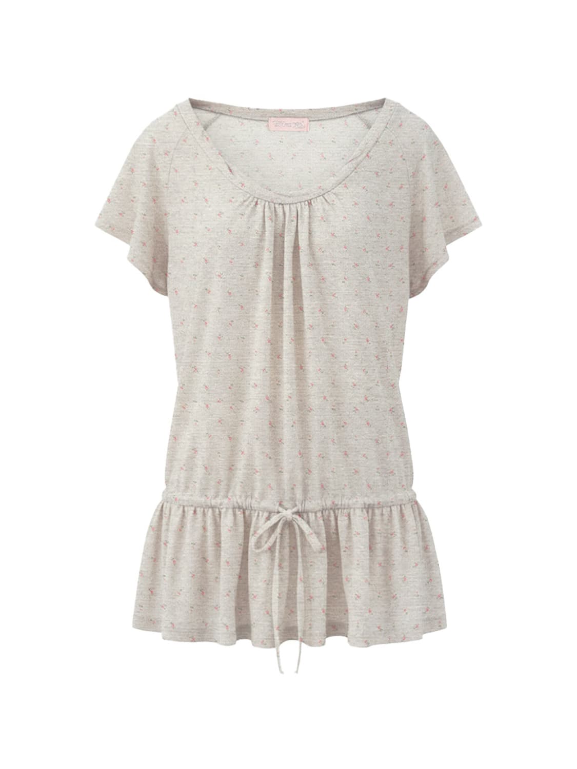 익스파이어드 걸 STILL FLOWER TOP ASH IVORY 상품이미지1