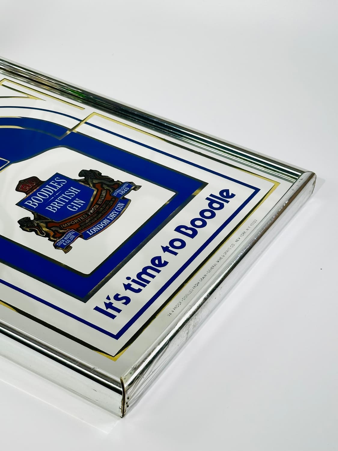 미국 빈티지 부들스 진 팝미러 거울 간판 상품이미지5