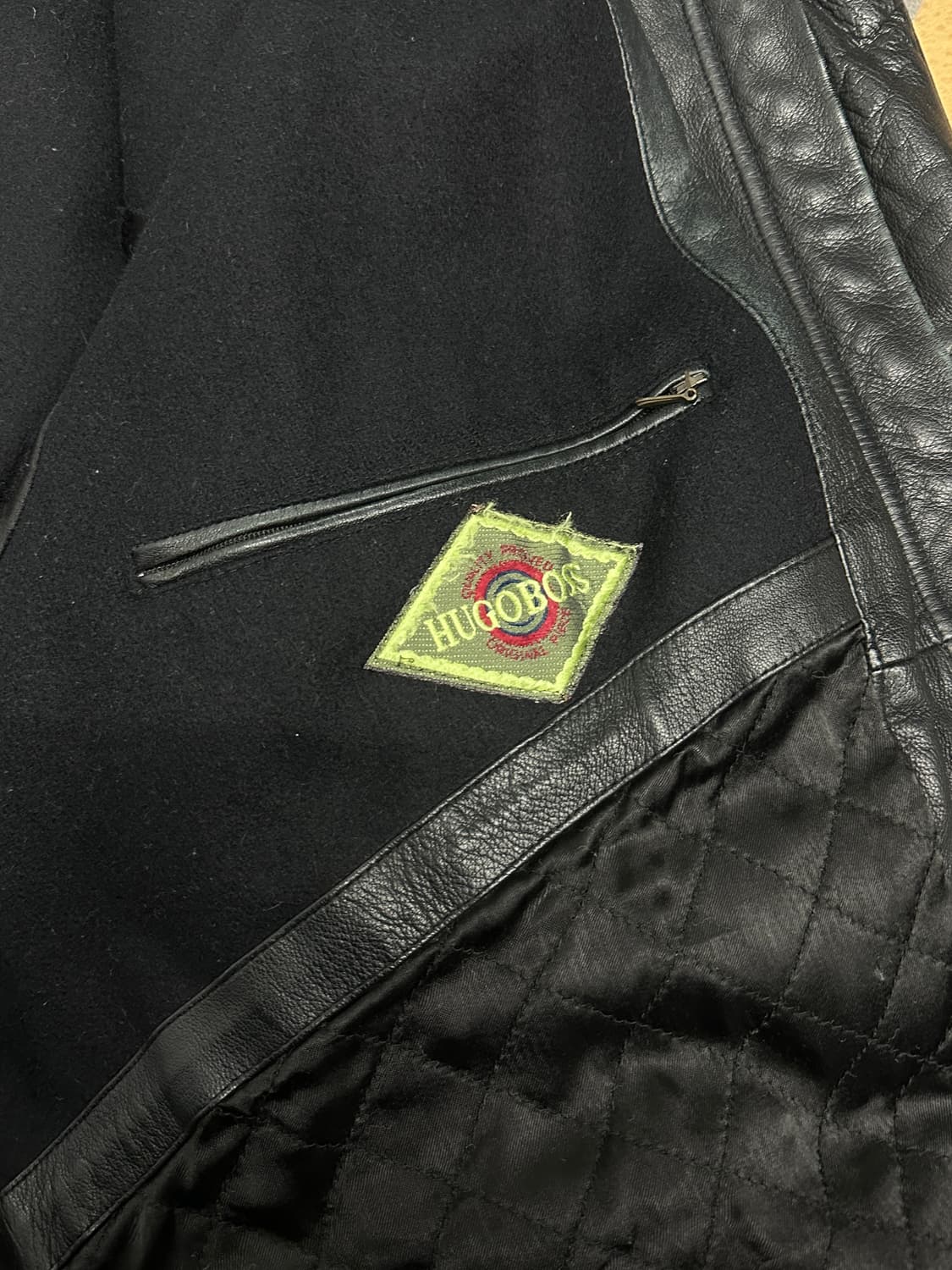 80s HUGO BOSS 레더 카코트 54 상품이미지8