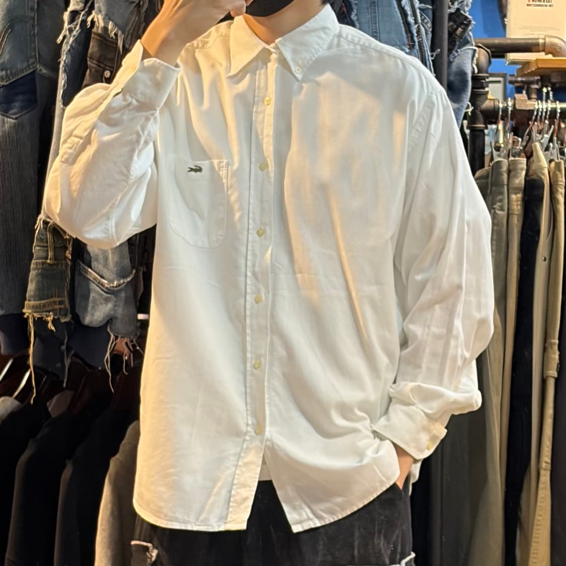 [NO.9] 라코스테 화이트 셔츠 상품이미지2