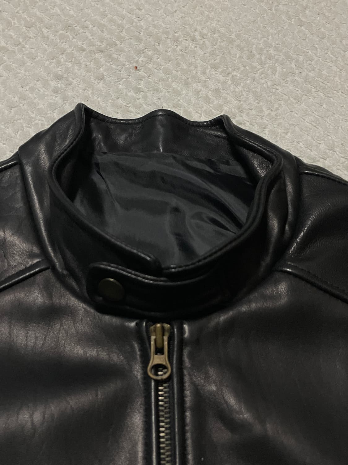 광희시장 웨스턴 무드 램스킨 양가죽 레더 자켓 상품이미지5