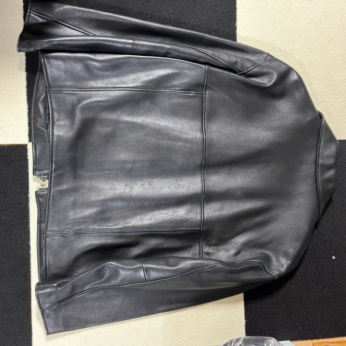 커버낫 양가죽 레더 자켓 블랙 L 상품이미지3