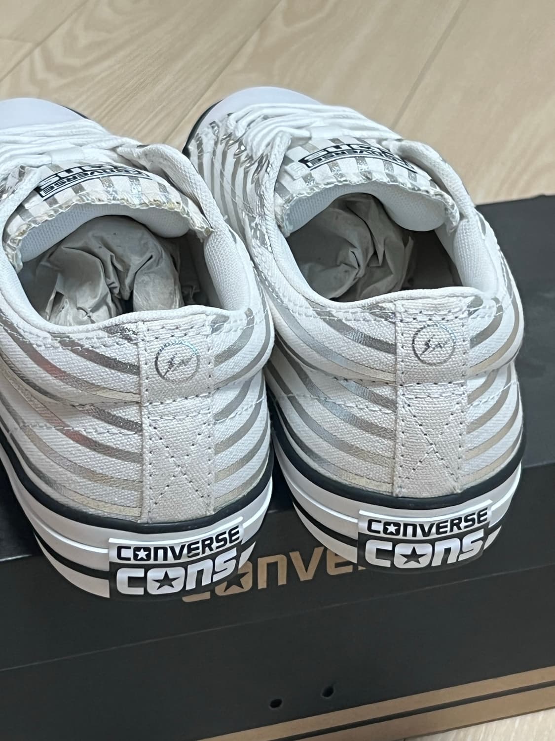 (255) 컨버스 x 프라그먼트 올스타 실버 스트렙 상품이미지3