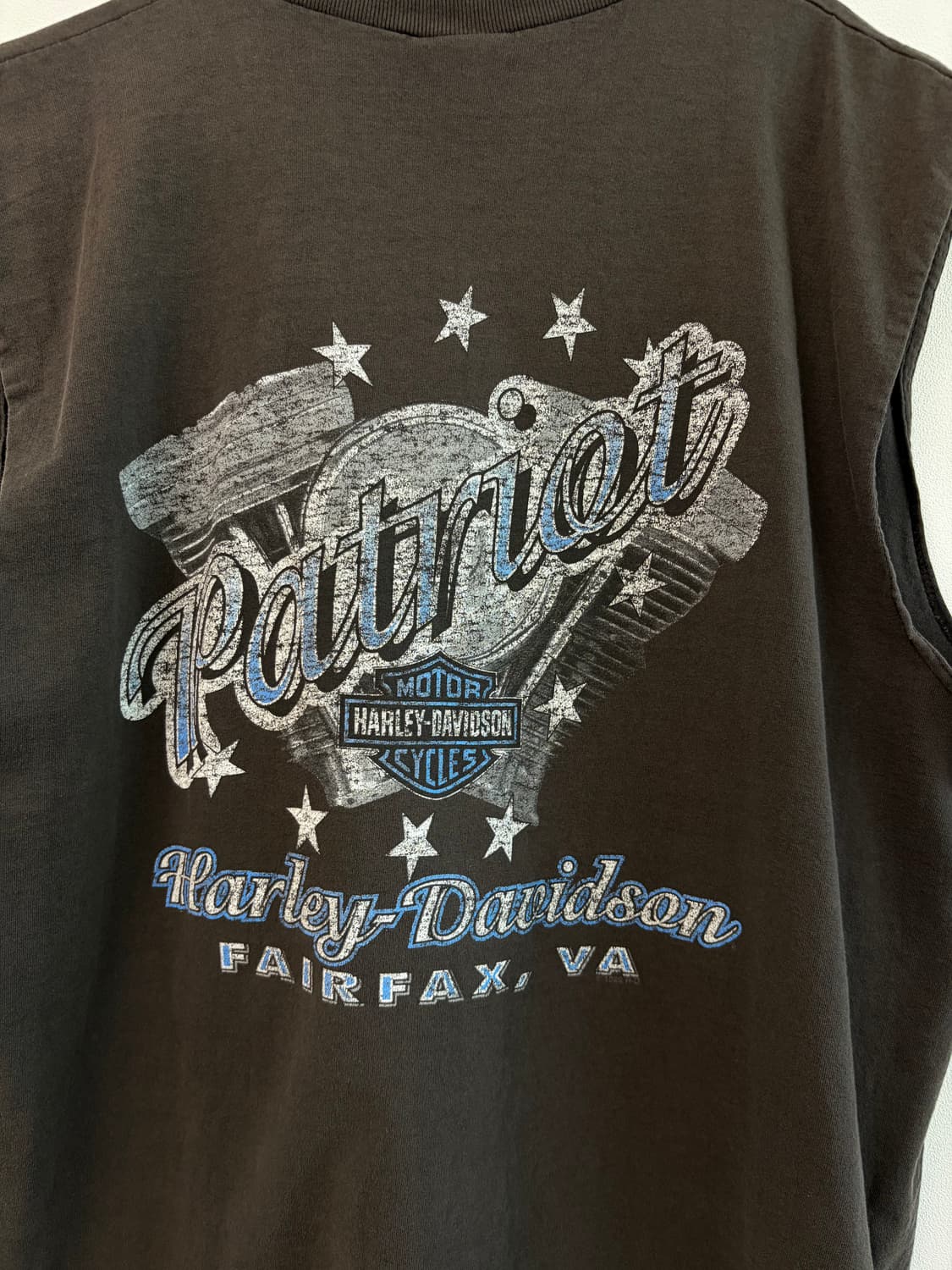 [MADE IN USA] 아카이브 할리데이비슨 빈티지 슬리브리스 민소매 상품이미지5