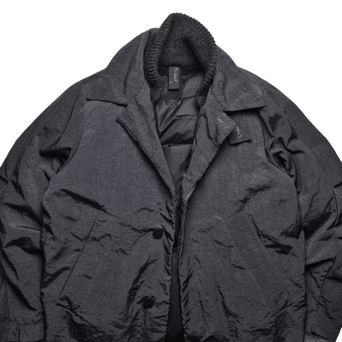 [105] 트랜짓 22FW 울 라이닝 패딩블루종 상품이미지3