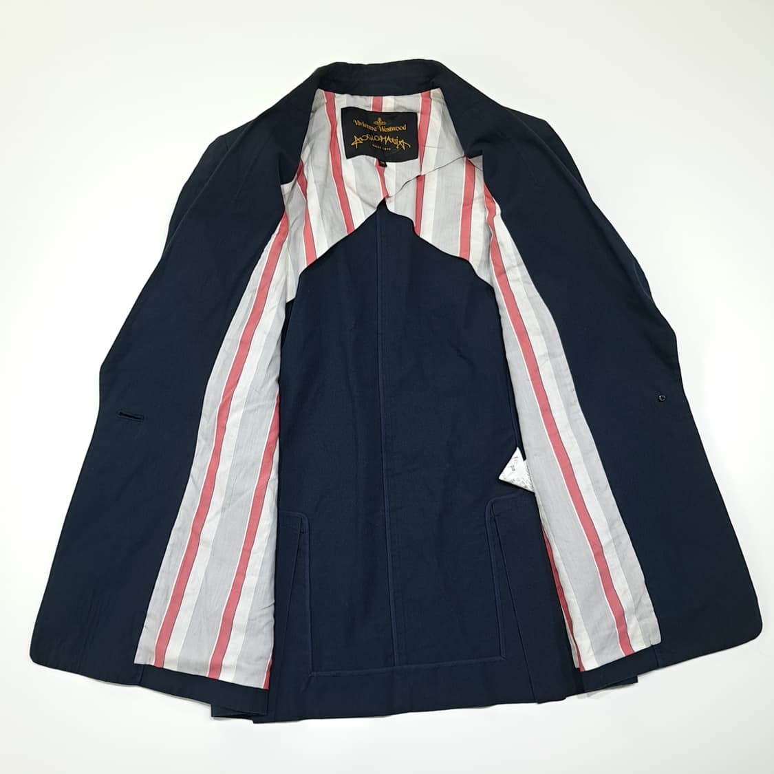 CL167 S 비비안웨스트우드 린넨 혼방 테일러드 블레이저 상품이미지5