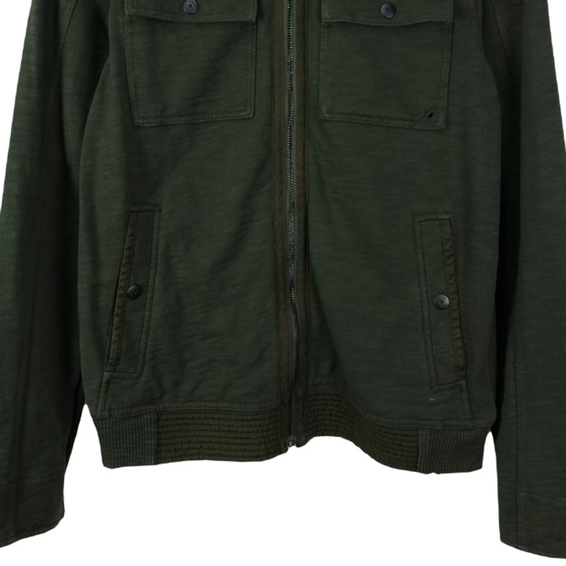 [캘빈클라인] 멀티 포켓 하이넥 스웻 집업 자켓 브라운 M19345 상품이미지5