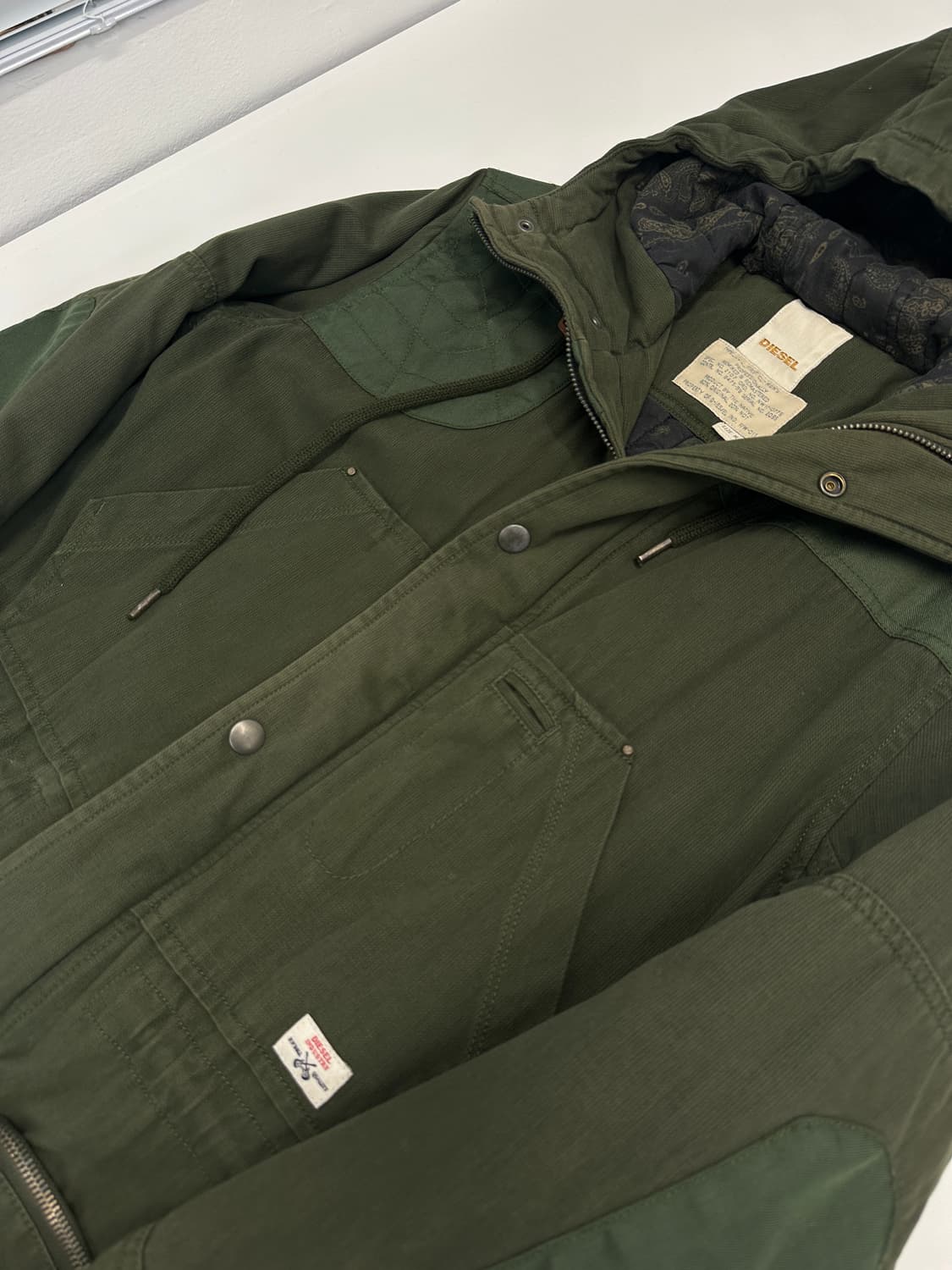 디젤 M51 야상 밀리터리 자켓 패딩 M 상품이미지4