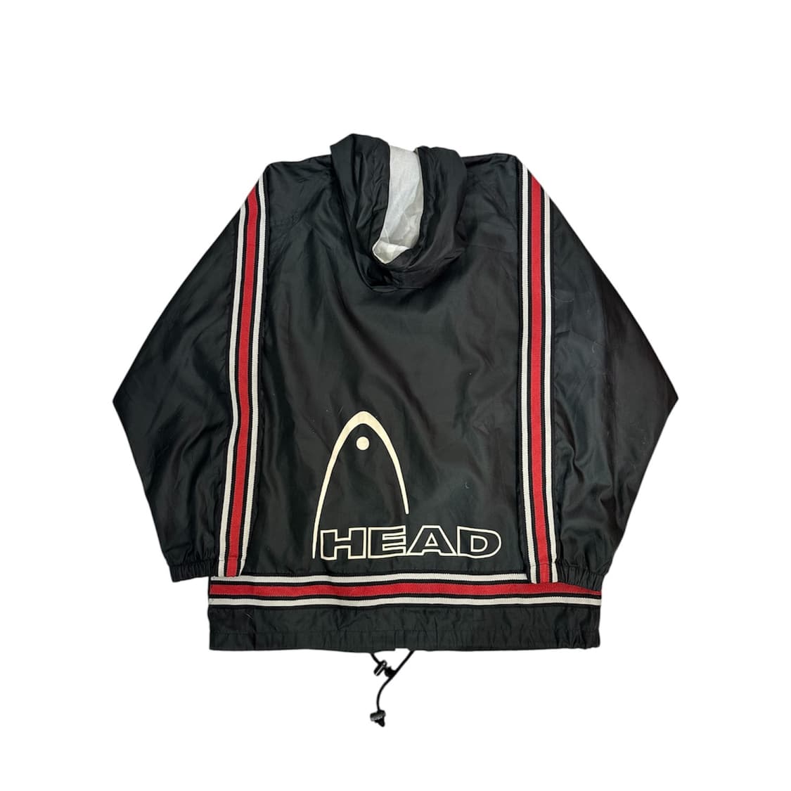 헤드 블랙 올드스쿨 빅 로고 바람막이 후드 오버핏 트랙 자켓  상품이미지5