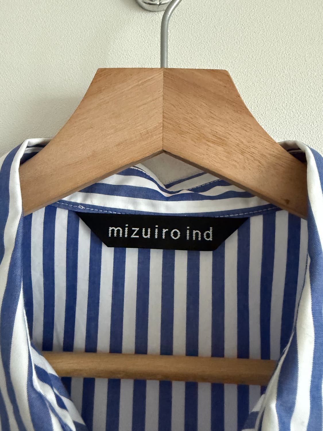 미즈이로인드(mizuiro ind) 핀스트라이프 셔츠(JAPAN) 상품이미지5