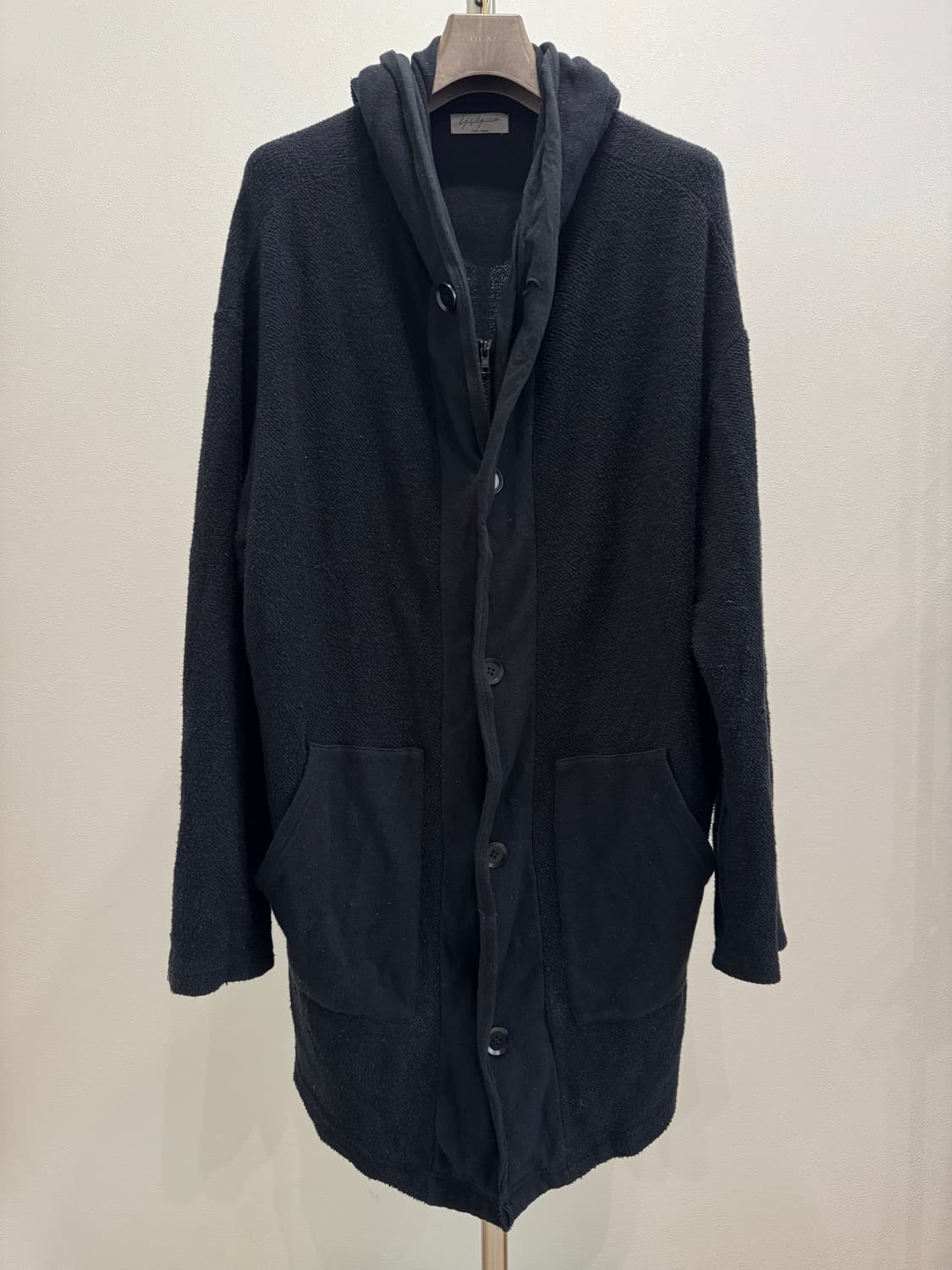 요지야마모토 뿌르옴므 15ss 레이어드 롱 파카 상품이미지2